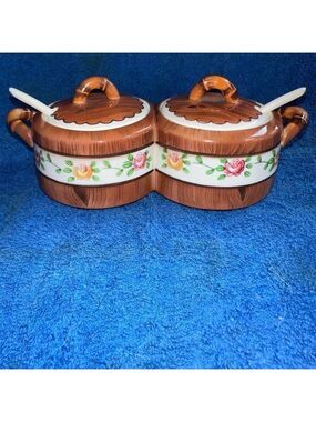 Vintage Orchard Ware By PY (Japan) Condiment Server